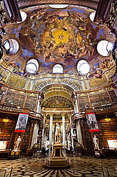 奥地利人,国家图书馆,霍夫堡,宫殿,维也纳,奥地利