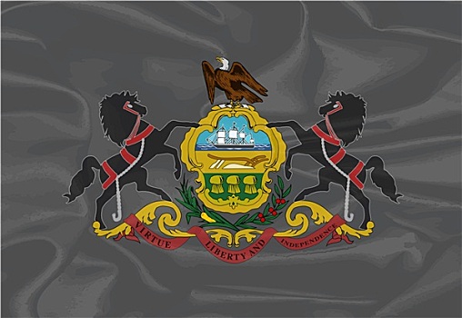 宾夕法尼亚,丝绸,旗帜