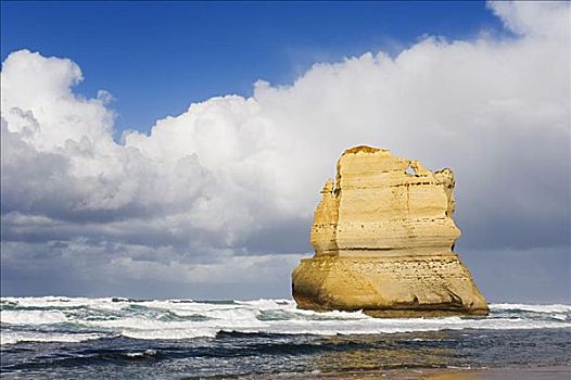 十二门徒岩,港口,国家公园,海洋,道路,维多利亚,澳大利亚