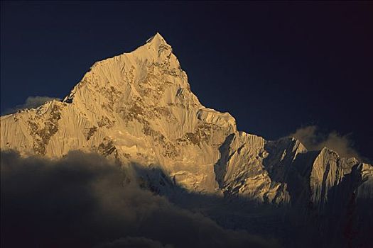 山,风景,昆布,喜马拉雅山,尼泊尔