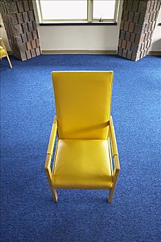黄色,椅子,房间