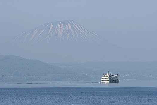 旅游,船,山