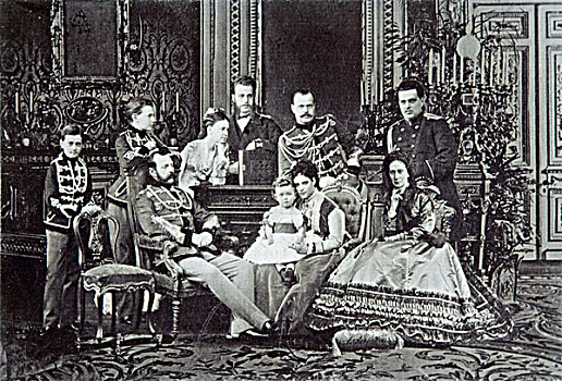 家庭照,沙皇,俄罗斯