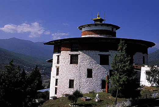 不丹,国家博物馆,瞭望塔