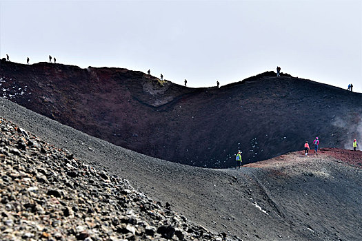 etna火山口