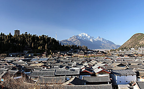 丽江与雪山