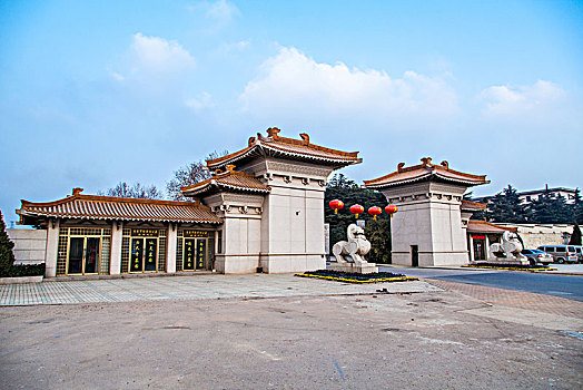 江苏省南京市殡仪馆墓地建筑景观