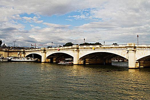 拱桥,河,塞纳河,巴黎,法国