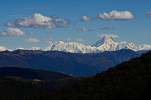 贡嘎雪山