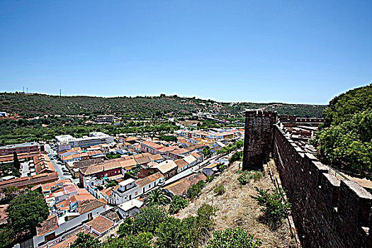 城堡,围绕,风景,葡萄牙,2009年