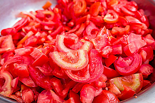 番茄切片配菜