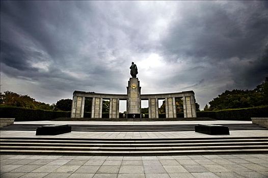 苏联,纪念,柏林,德国,欧洲