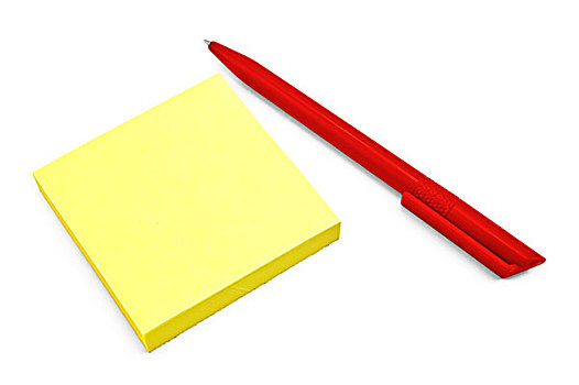 黄色,纸,红色,笔