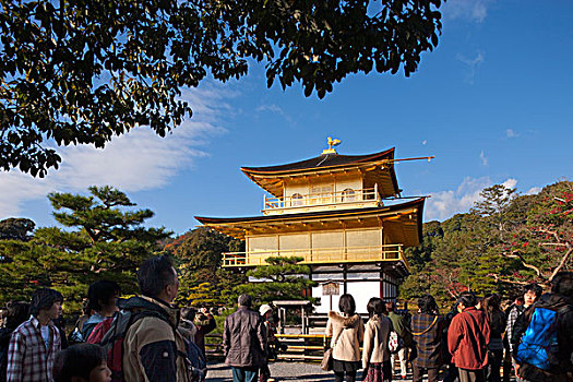 庙宇,金阁寺,京都,日本