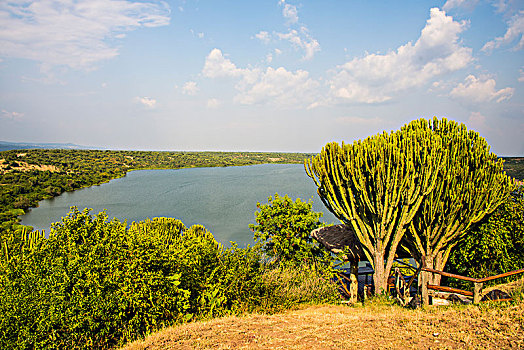联系,乔治湖,爱德华湖,伊丽莎白女王国家公园,乌干达