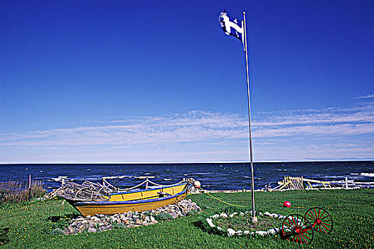 北岸,加斯佩半岛,劳伦斯河,魁北克,加拿大