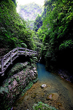 武隆龙水峡地缝