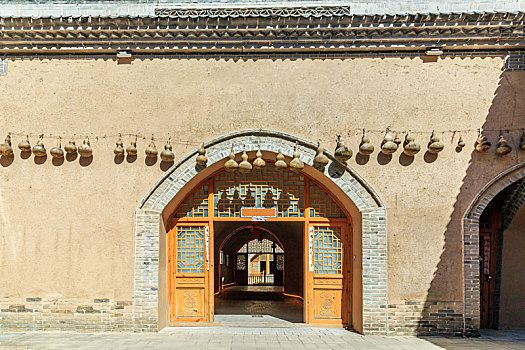 中国河南省三门峡市陕州地坑院窑洞民居建筑