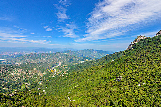 中国,河北,白石山景观