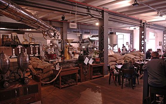 咖啡,烤制,汉堡市,德国,欧洲