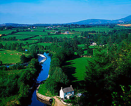 河,手推车,基尔肯尼郡,爱尔兰,靠近