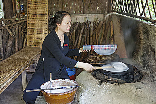 越南,胡志明,城市,隧道,女人,制作,旅途,纸