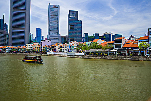 新加坡河风光