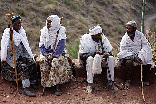 埃塞俄比亚,拉里贝拉,村民