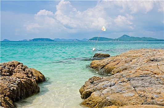 热带海岛,清水,泰国