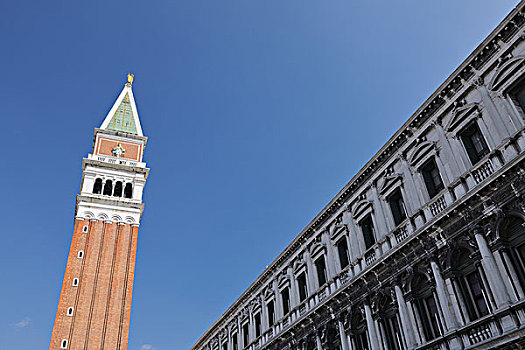 钟楼,威尼斯,威尼托,意大利