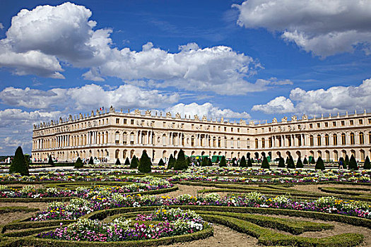 正规花园,院落,宫殿,凡尔赛宫,法兰西岛,法国