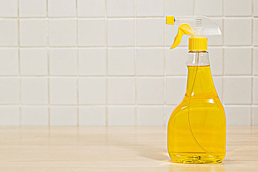 瓶子,黄色,清洁,流动