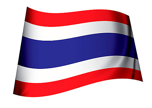 旗帜,泰国,象征,摆动,微风,折