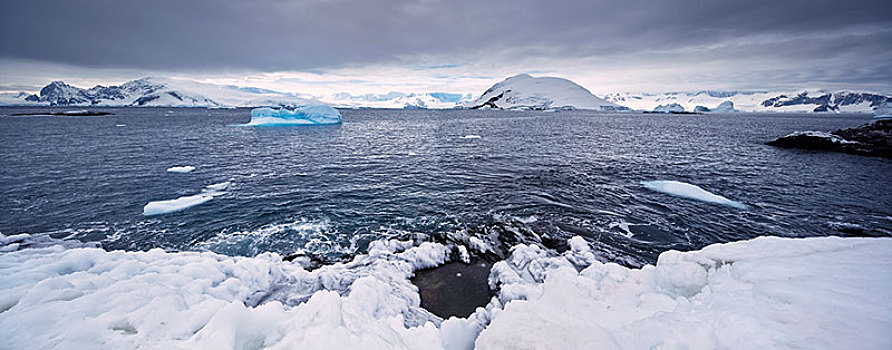 浮冰,南大洋,南极半岛,南极