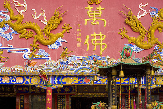佛,庙宇,锡,香港,中国