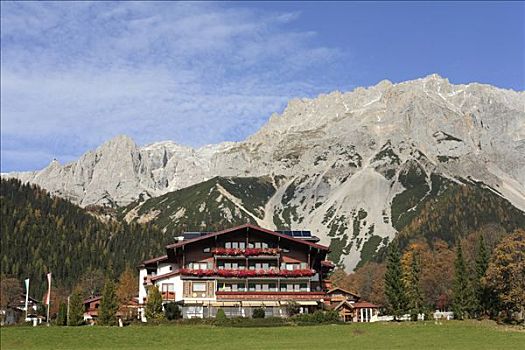 酒店,拉姆绍,山脉,施蒂里亚,奥地利,欧洲