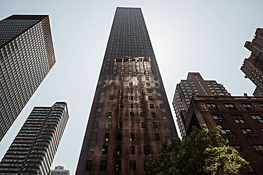 摩天大楼,曼哈顿,纽约,美国