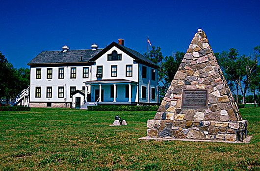 堡垒,博物馆,州立公园,内布拉斯加州,美国