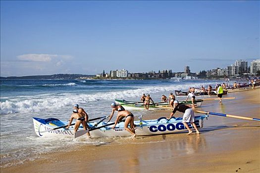 澳大利亚,新南威尔士,悉尼,团队,排列,比赛,海浪,救生,冠军,海滩,流行,景象,澳大利亚人,较量,划船,室外,过去,游乐设施