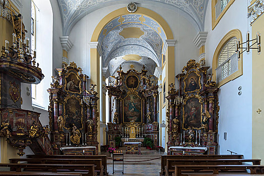 教堂高坛,教堂,班贝格,上弗兰科尼亚,巴伐利亚,德国,欧洲