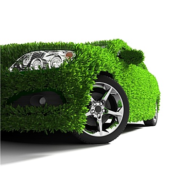 象征,绿色,环保,汽车