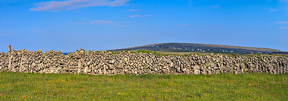 伊尼什莫尔岛尔,岛屿,阿伦群岛,爱尔兰,特色,石墙