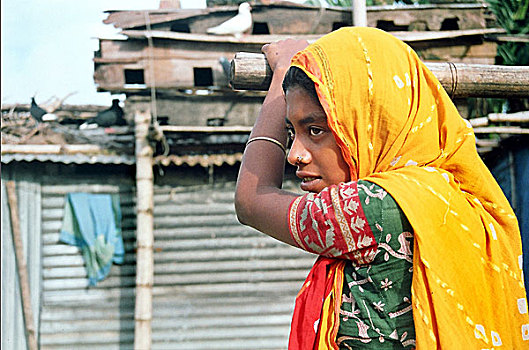 孟加拉人,女人,达卡,孟加拉,2007年