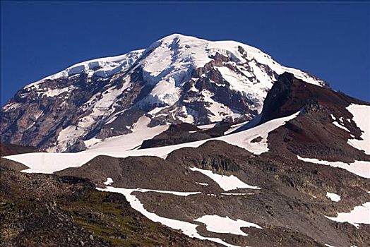 山,雷尼尔山,雷尼尔山国家公园,华盛顿,美国