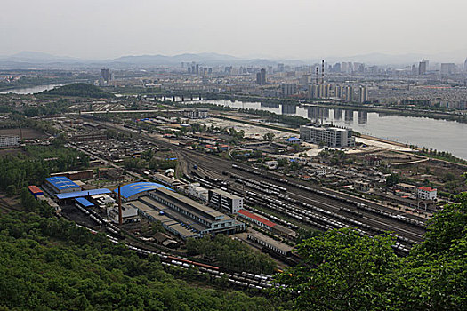 吉林市龙潭山远眺