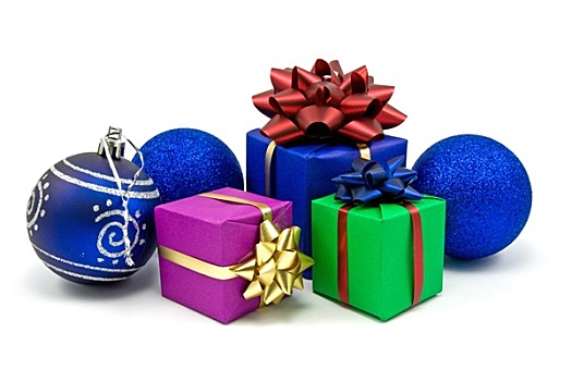圣诞节饰物,礼物,盒子