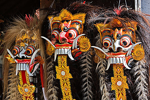魔鬼,面具,巴厘岛,印度尼西亚,东南亚
