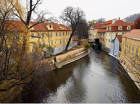 运河,布拉格,捷克共和国