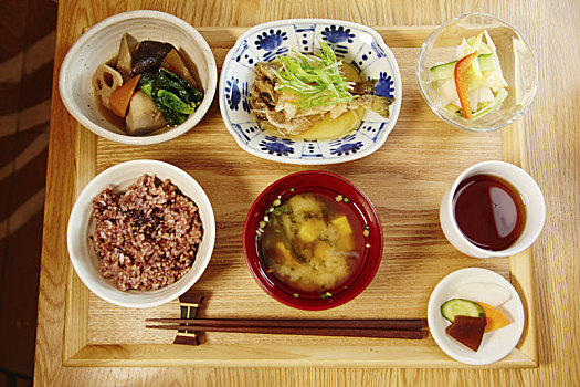 日本料理,照片,书本,就餐