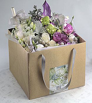 鲜花装饰花饰礼盒